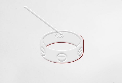 Cartier love clearance ring engraving